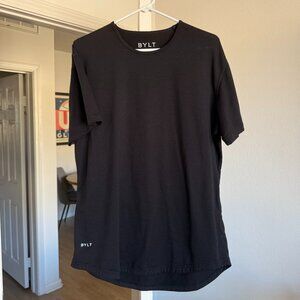BYLT Drop Cut Short Sleeve Shirt Black Large